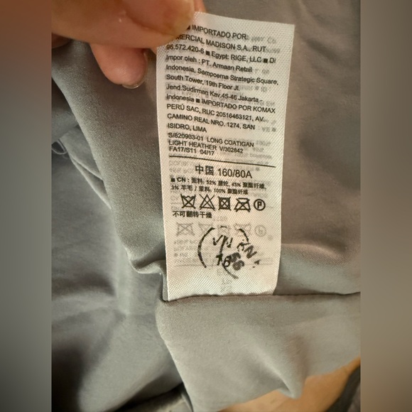 gray long coat fully lined size light weight spring‎ - Picture 7 of 13